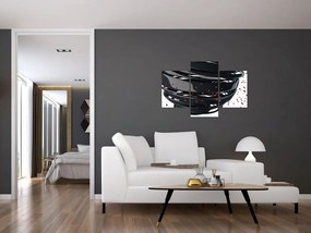 Obraz - Abstrakcia zemegule (90x60 cm)