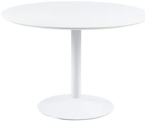 Biely okrúhly jedálenský stôl Actona Ibiza, ⌀ 110 cm