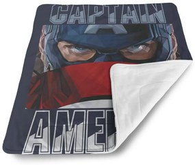 Sablio Deka pre bábätko Kapitán Amerika pohľad cez štít - 90x120 cm