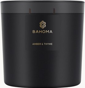Vonná sviečka's 3 knôtmi Amber & Thyme (Amber, Thyme, Eucalyptus & Jasmine)