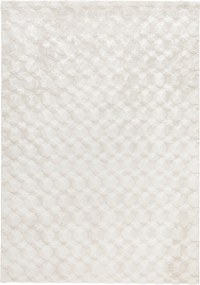 XXXLutz KOBEREC S VYSOKÝM VLASOM, 80/150 cm, biela Novel - Koberce - 003077004054