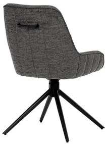 BONTEC Jedálenská stolička, sivá, látka, HC-535 GREY2 Farba: Šedá