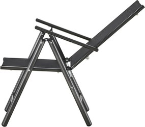 Sconto Polohovacia stolička CORDOBA 5 antracit