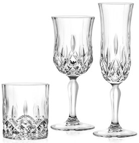 RCR OPERA SADA POHÁROV NA VÍNO, ŠAMPANSKÉ A WHISKY 18 KS