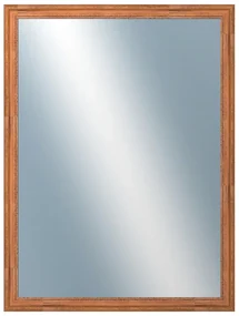 DANTIK - Zrkadlo v rámu, rozmer s rámom 60x80 cm z lišty LYON hnedá (2750)
