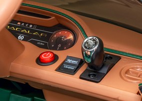 Ramiz Bentley Bacalar batériové auto pre deti Zelené + diaľkové ovládanie + EVA + pomalý štart + LED Audio