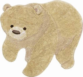 Lorena Canals, Kusový koberec Bear, 120x122, hnedá, detská izba
