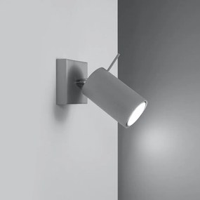 Nástenná lampa Oregon 1 sivá