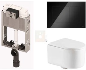 Závesný wc set na zamurovanie SAT SIKOTZTOR72BL, 1 ks