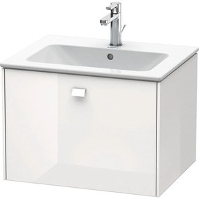 DURAVIT Brioso závesná skrinka pod umývadlo, 1 zásuvka, 620 x 479 x 442 mm, biela vysoký lesk, BR400102222