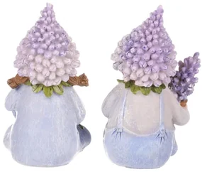 Figúrka s motívom levandule, výška 12cm