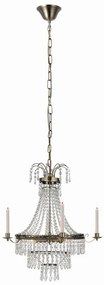 Markslöjd 105157 - Krištáľový luster na reťazi MARIELUND 3xE14/40W/230V mosadz