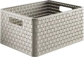 Úložný košík Country 18 l, cappuccino%