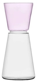 Karafa ružová/priesvitná 500 ml - 983084