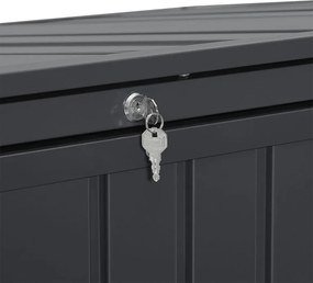 Kovový prístrešok, 3 popolnice, výklopné veko, 200×105×128cm