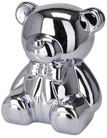 Keramická pokladnička Golden Silver 12,5x14,4x17 cm