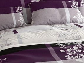 Polybavlnené obliečky LUXURY fialové Rozmer obliečky: 70 x 90 cm | 140 x 200 cm