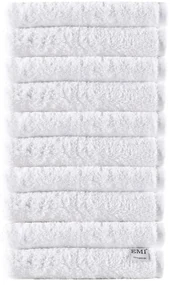 Sada uteráky bavlnené biele 10 ks 50 x 90 cm EMI