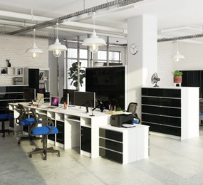 PC stolík Aziza  (biela + grafit lesk). Vlastná spoľahlivá doprava až k Vám domov. 1069607
