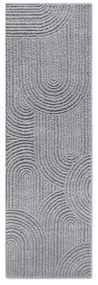 Sivý behúň 80x240 cm Chappe Light Grey – Elle Decoration