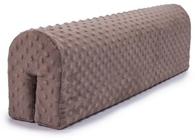 Chránič na detskú posteľ MINKY 50 cm - hnedý