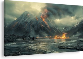 Obraz - Erupcia sopky (90x60 cm)