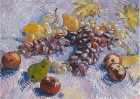 Obraz - Vincent van Gogh, Grapes, Lemons, Pears, and Apples, reprodukcia (70x50 cm)