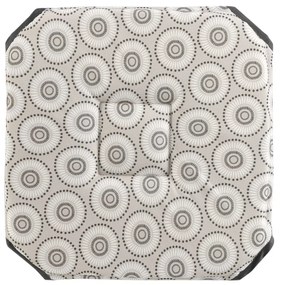 Podložky na stoličky Douceur d intérieur GALETTE 4 RABATS 36 x 36 x 3.5 CM POLYESTER IMPRIME SALTO X2