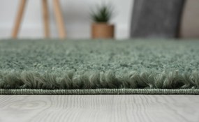 My Flair, AKCIA: 80x200 cm Behúň My Shaggy hellgrün, zelená, chodba / predsieň
