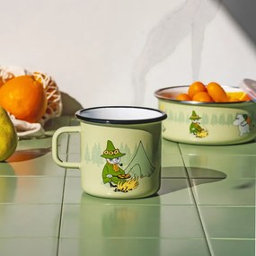 Hrnček Moomin Campers 0,55l, smalt / zelený