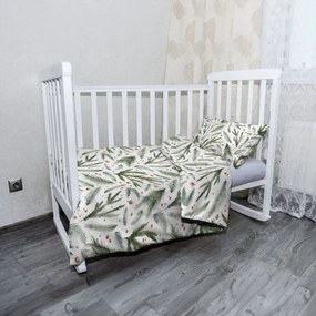 Sablio Mikroplyšové detské obliečky do postieľky Vôňa ihličia - 100x135 / 40x60