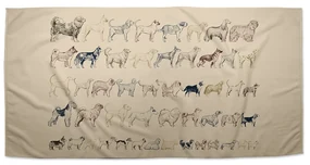 Sablio Uterák Psie plemená - 50x100 cm