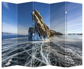 Paraván - Ľadová skala (210x170 cm)
