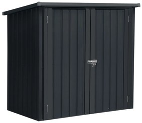 Záhradný domček BestBerg ZS1-1A / 1,3 m² / 147 x 86 x 134 cm / sivá