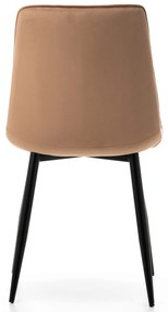 JAKS Jedálenská stolička Chic velvet béžová