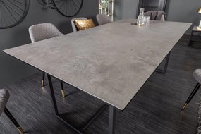 Keramický jedálenský stôl Kody 200 cm betónový vzor