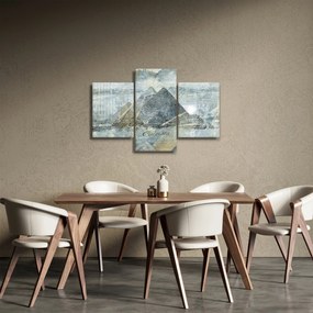 Obraz - Pyramídy v modrom filtri (90x60 cm)