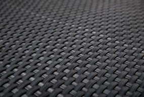 RattanArt Ratanový kvetináč Novara antracit 35x35x60