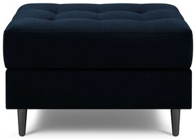 Modrá zamatová podnožka Milo Casa Santo