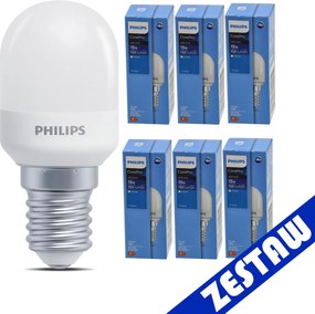 SADA 6x LED žiarovka E14 1,7W 150lm T25 2700K - tepla biela