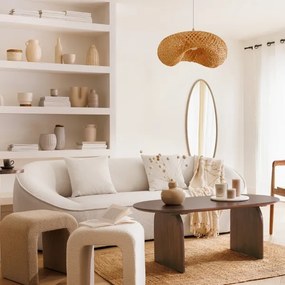 Atmosphera - Luster na lanku BEDDY 1xE27/40W/230V bambus