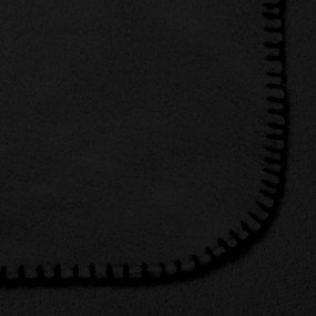 Fleecová deka POLAR 150x200 cm černá