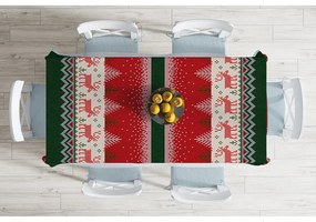 Vianočný obrus s prímesou bavlny Minimalist Cushion Covers Merry Christmas, 140 x 180 cm