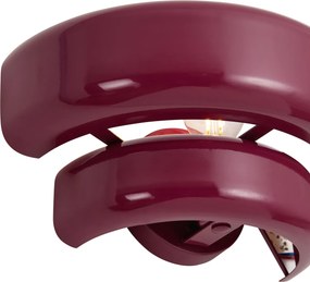 Retro nástenná lampa slivková - Ophelia