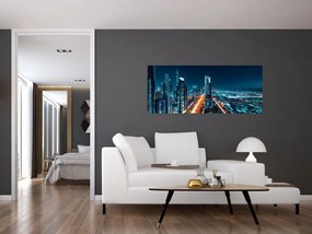 Obraz - Dubajská noc (120x50 cm)