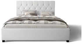 Čalúnená posteľ HILARY + matrace, 160x200, sioux white