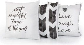 DEKORAČNÁ OBLIEČKA NA VANKÚŠ ANÍZ 38X38 CM VZOROVANÁ