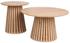 Súprava konferenčných stolíkov Arezzo M, divoký dub (CT3874)