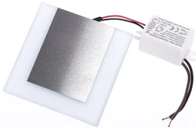 Schodiskové LED svietidlo Capri, 1x LED 0,6w, 6500k, s