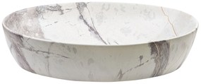 Invena Kafe, umývadlo na dosku 620x420x140 mm, imitácia kameňa-béžová matná, INV-CE-62-721-C